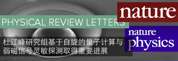 杜江峰基于自旋的量子计算与弱磁信号灵敏探测取得重要进展