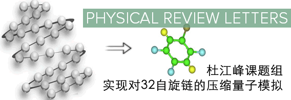 杜江峰教授课题组实验实现对32自旋链的压缩量子模拟