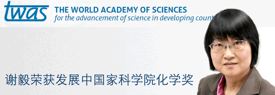 谢毅教授荣获发展中国家科学院化学奖