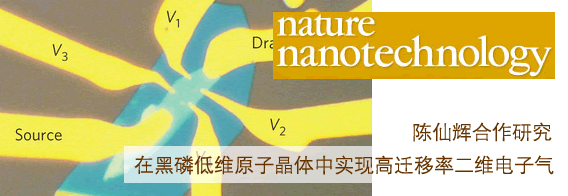 中国科大在黑磷低维原子晶体中实现高迁移率二维电子气
