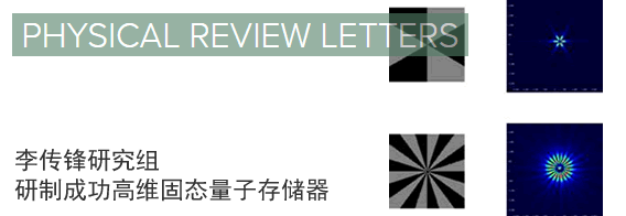 中国科大研制成功高维固态量子存储器