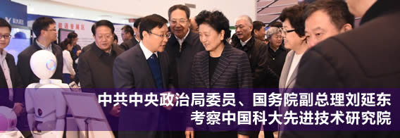 中共中央政治局委员、国务院副总理刘延东考察中国科大先进技术研究院