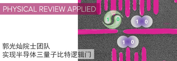 中国科大实现半导体三量子比特逻辑门