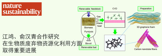 江鸿、俞汉青合作研究在生物质废弃物资源化利用研究方面取得重要进展