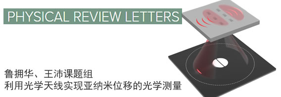 鲁拥华、王沛课题组利用光学天线实现亚纳米位移的光学测量